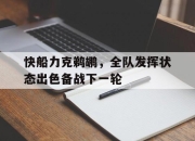 IM电竞-快船力克鹈鹕，全队发挥状态出色备战下一轮